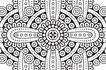 Vector islamic background with mandala