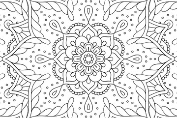 Vector islamic background with mandala