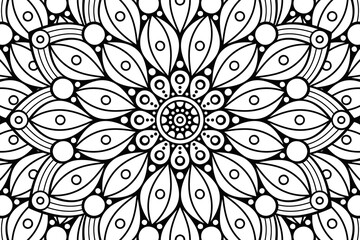 Vector islamic background with mandala
