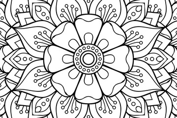 Vector islamic background with mandala