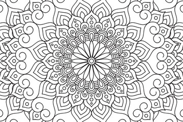 Vector islamic background with mandala