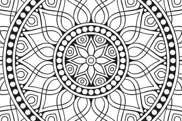 Vector islamic background with mandala