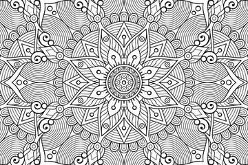 Vector islamic background with mandala