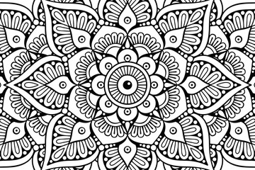 Vector islamic background with mandala