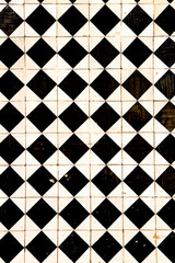 Colorful and traditional tiles of Lisbon