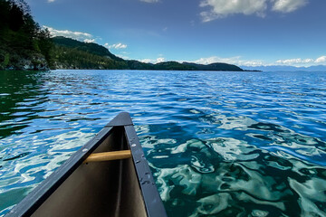 Kayak in Flathead Lake Montana