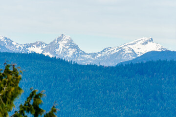 Fragment of Mountain View in Vancouver, Canada.