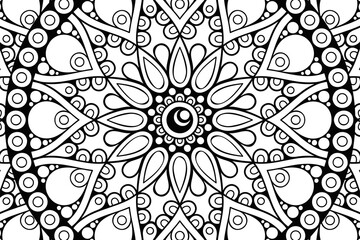 Vector islamic background with mandala