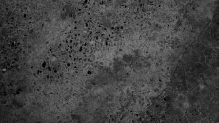 Fototapeta na wymiar black concrete wall for background, empty cement texture