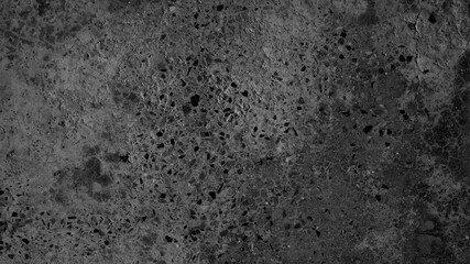 black concrete wall for background, empty cement texture