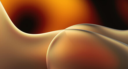 Abstract background. Fluid color gradient waves, with dynamic motion. Neon colorful abstract design of light waves. Illustration For Wallpaper, Banner, Background, Card, Book Illustration, website.