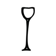 Vector doodle drink glass of wine, for kitchen, café, bar, restaurant, cups of tea, coffee, decanter for water, lemonade, juice, glasses for wine, champagne, vodka, cognac, brandy, cocktail