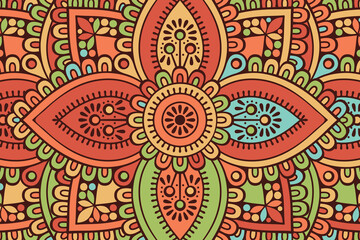 Vector islamic background with mandala