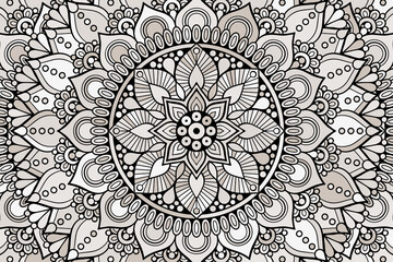 Vector islamic background with mandala