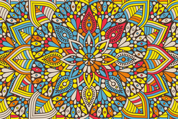 Vector islamic background with mandala