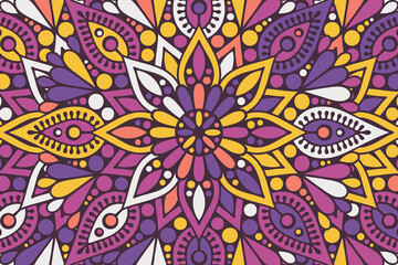 Vector islamic background with mandala