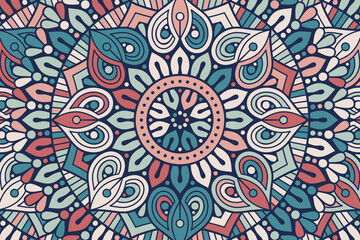 Vector islamic background with mandala