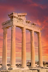 Vlies Fototapete Koralle Apollon-Tempel in der antiken Stadt Antalya Türkei