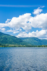 Majestic mountain lake in Canada.