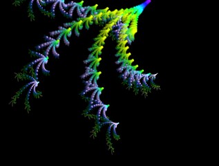 Imaginatory fractal background generated Image