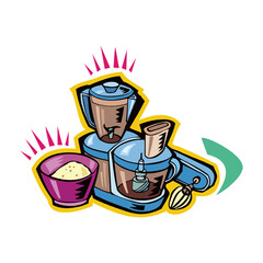 blender vector illustration isolated on a white background in EPS10