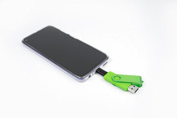 USB 2.0 Micro USB Flash Drive. OTG Memory Stick for Phone. Dual flash card