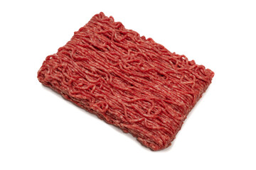 Chopped meat background. Top view.