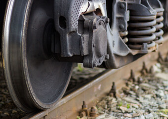 wheel of a train locomotive, train, engine, wheel, metal, old, steam, railway, machine, steel, car, transportation, rail, transport, wheels, industry, vintage, railroad, vehicle, power, iron, part, in