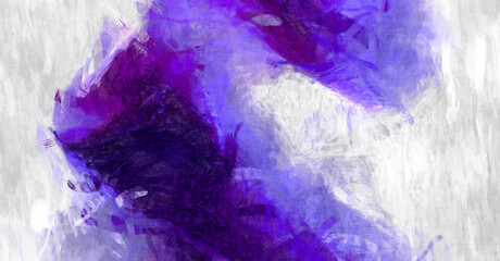 Rough brushstrokes on abstract background. Brush painting. Color strokes of paint. Unique wall art. Modern art on canvas. Colorful contemporary artwork.