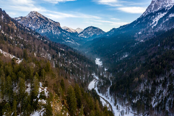 river in the mountains
