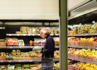 Man buying fruits at the market