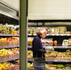 Man buying fruits at the market