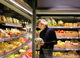 Man buying fruits at the market