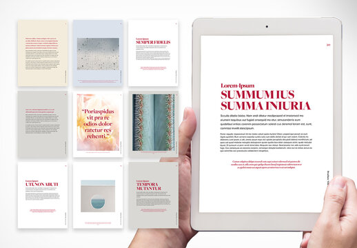 Commitment and Wellbeing Digital Annual Report Layout