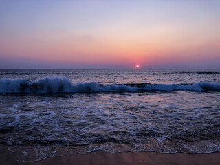 Obraz premium sunset over the sea