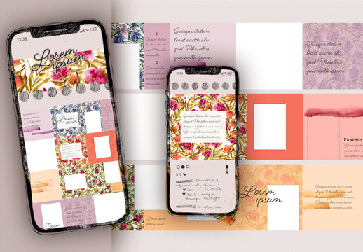 Social Media Feed Flowers
