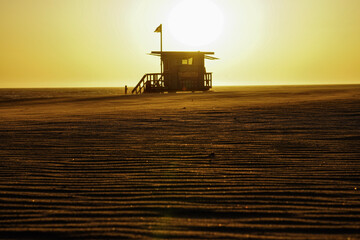 Obraz premium sunset on the beach