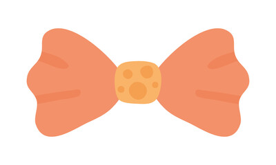 orange bow tie