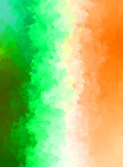 Fototapeta premium Creative abstract painting. Background with artistic brush strokes. Colorful and vibrant illustration. Painted art.