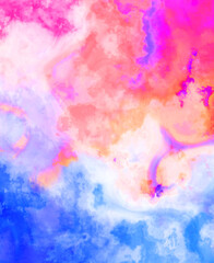 Brushed Painted Abstract Background. Brush stroked painting. Artistic vibrant and colorful wallpaper..