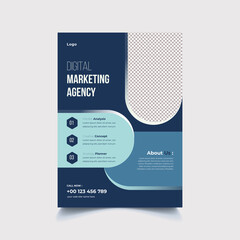 Corporate Business Flyer template design modern Creative Print Ready Editable Suitable For Brochure cover Design