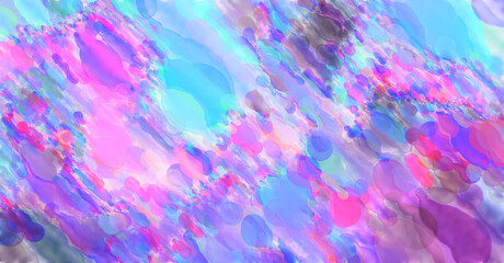 Contemporary art. Hand made painting. Modern artwork. Painting with brushstrokes of watercolor on surface. 2d illustration. Artistic background image. Abstract painting on canvas. Colorful texture.