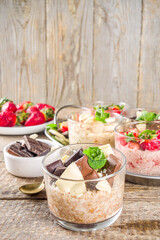 Set fruit overnight oatmeal