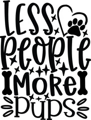 Typography lettering with black letters isolated on white background. Modern vector design, dog and cats lover quote.