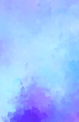 Abstract background of colorful brush strokes. Brushed vibrant wallpaper. Painted artistic creation. Unique and creative illustration.