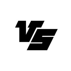 Versus logo. VS letters for sports, fight, competition, battle, match, game. Vector icon.
