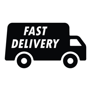 fast delivery icon design vector