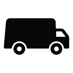 truck, delivery van icon design vector
