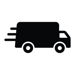 truck, delivery van icon design vector