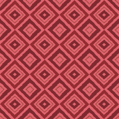 Seamless pattern with geometric elements in tribal style. Prehistoric drawings. Outline.